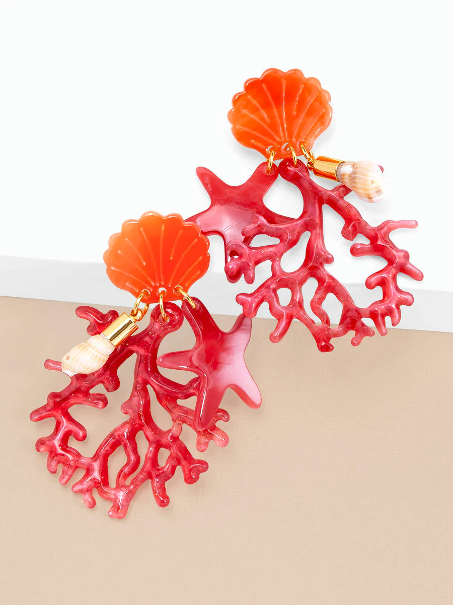 Coral Earring Jewelry