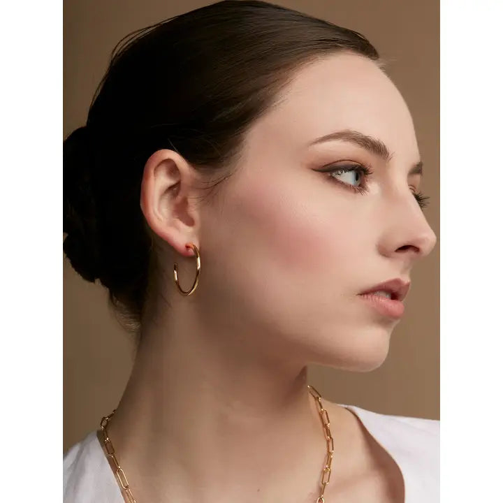 Small Thin Hoop Earring