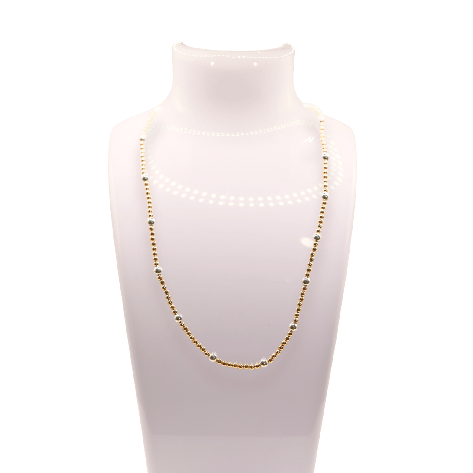 Olive Necklace in Gold with Silver