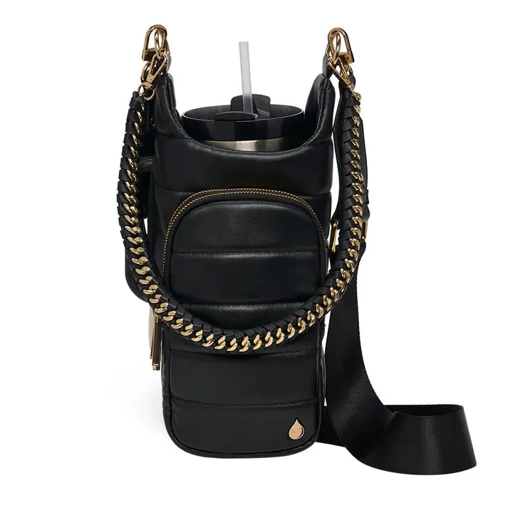 Black Vegan Leather Hydrobag