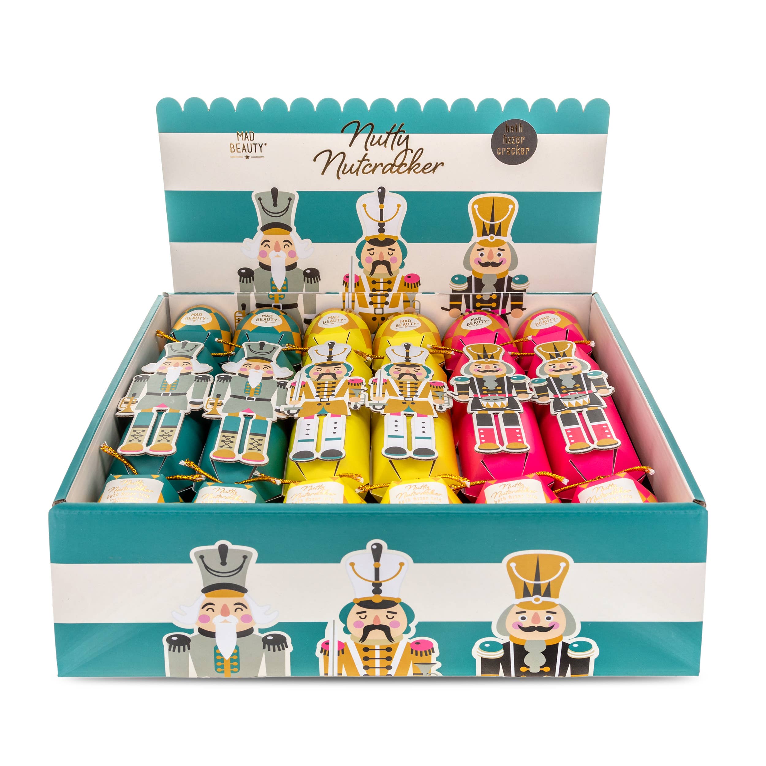 Nutty Nutcracker Bath Fizzers Trio