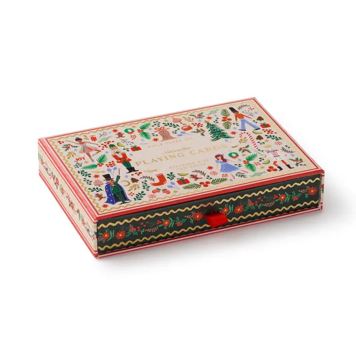 Holly Jolly Nutcracker Playing Card Set