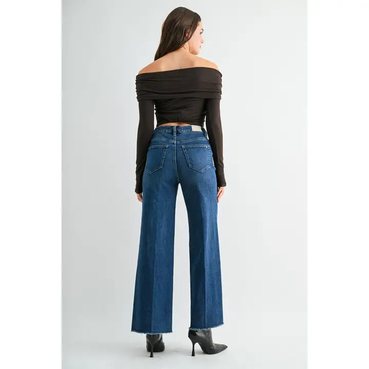 Mica High-Rise Wide Seams Trouser Hem