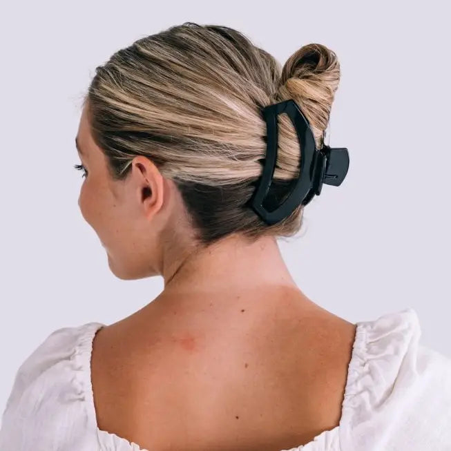 Open Hair Clip | Large | Jet Black