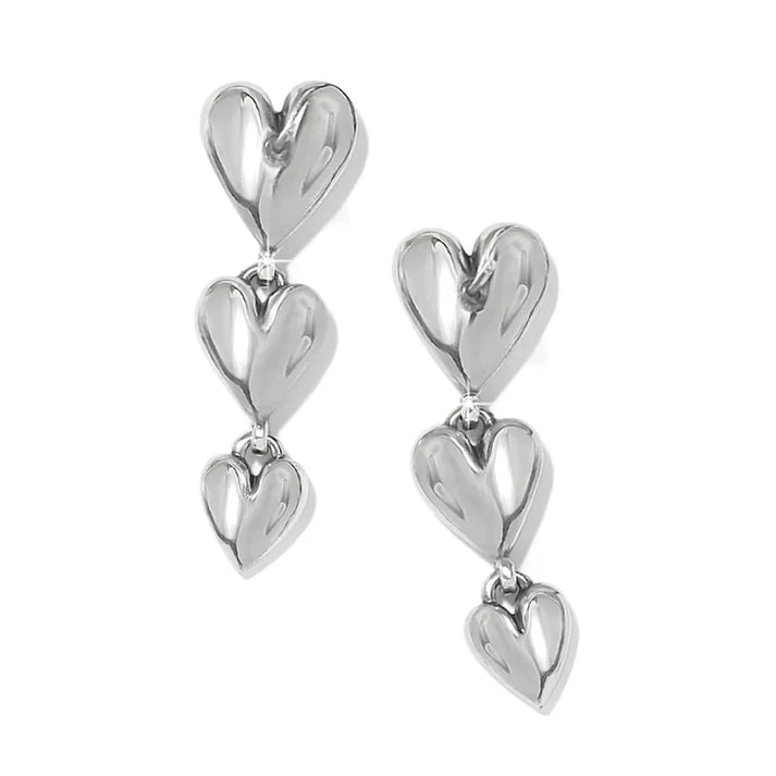 Brighton Cascade Heart Drop Earrings — view 2
