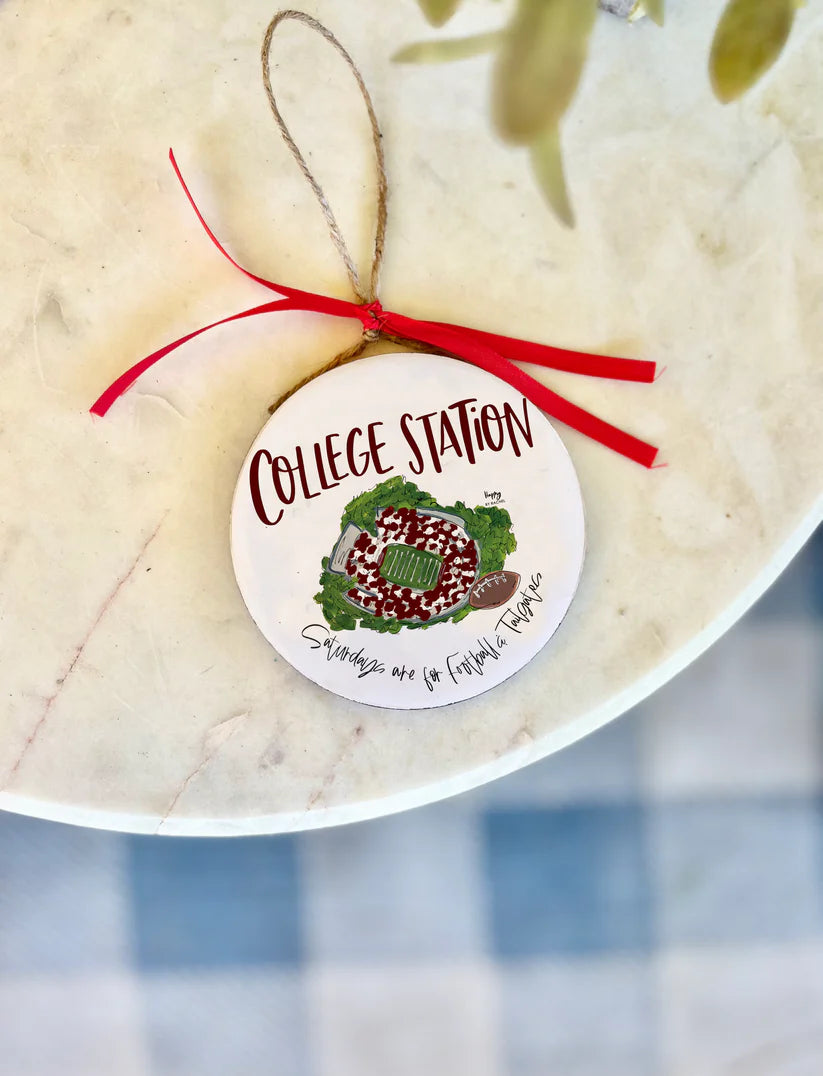 Saturdays Are For Football & Tailgates Ornament