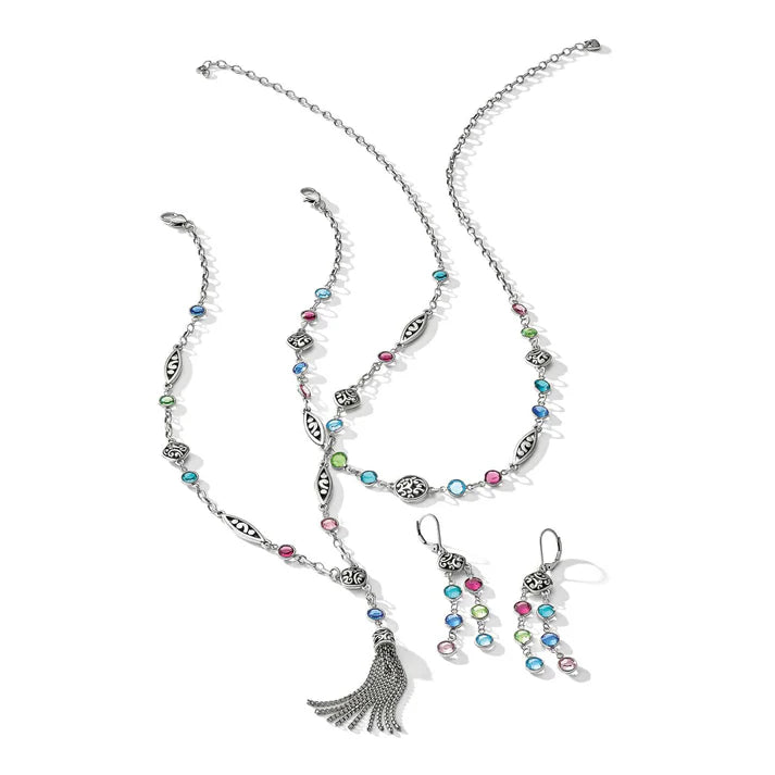 Brighton Contempo Color Gems Statement French Wire Earrings