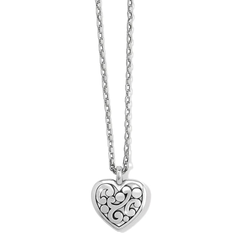 Brighton Contempo Heart Petite Necklace Silver One Size