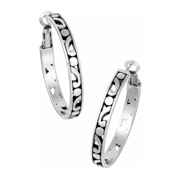 Brighton Contempo Gold Medium Hoop Earrings jewelry