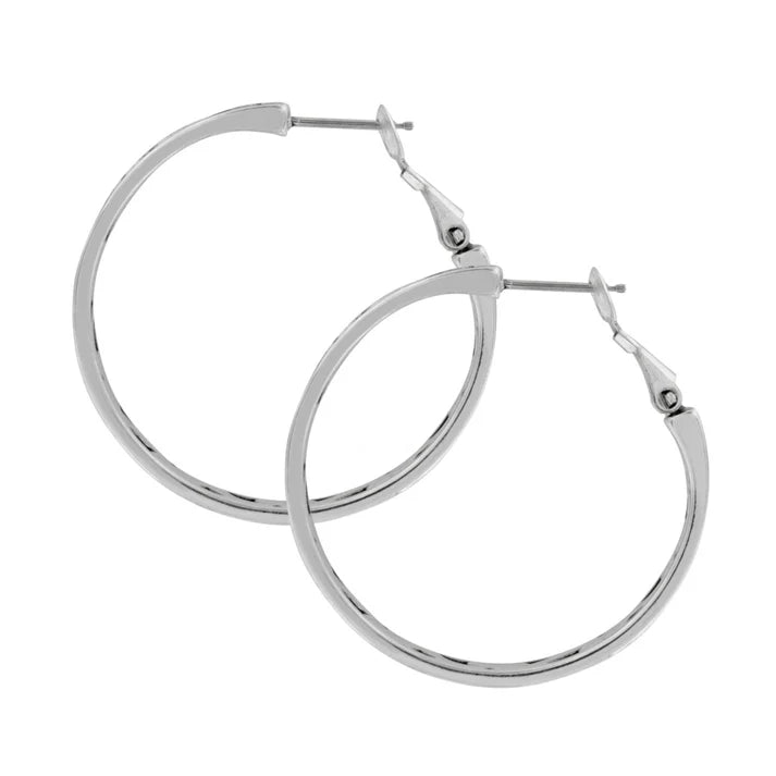 Brighton Contempo Gold Medium Hoop Earrings jewelry