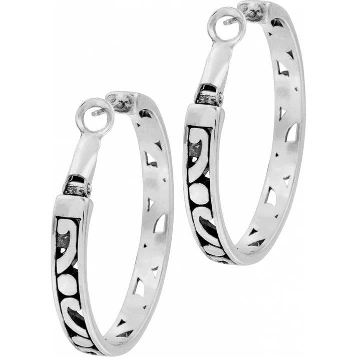 Brighton Contempo Gold Medium Hoop Earrings jewelry