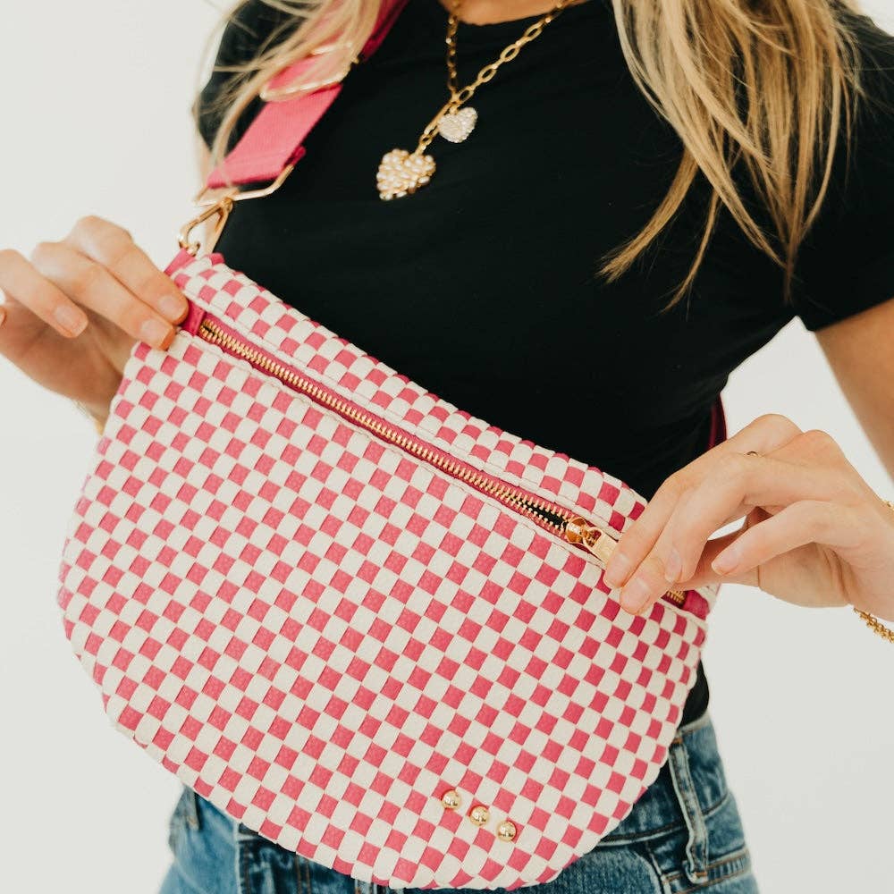 Westlyn Woven Bum Bag - Cherry Red