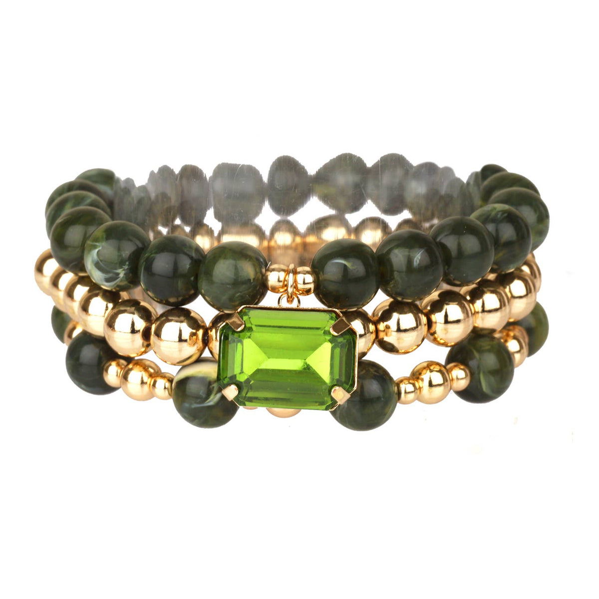 Marble Stretch Bracelet Set