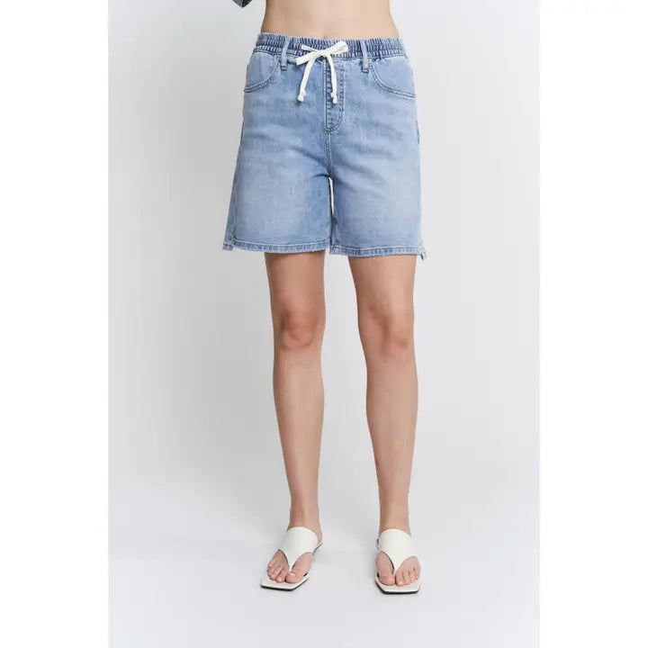 Super High Relaxed Shorts - Koi Bleu
