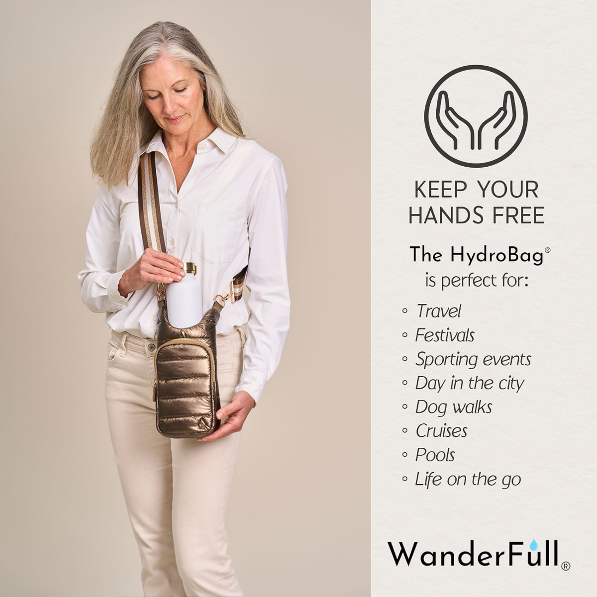 Wanderfull Bronze Shiny HydroBag®
