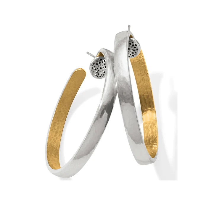 Brighton Ferrara Entrata Medium Hoop Post Earrings