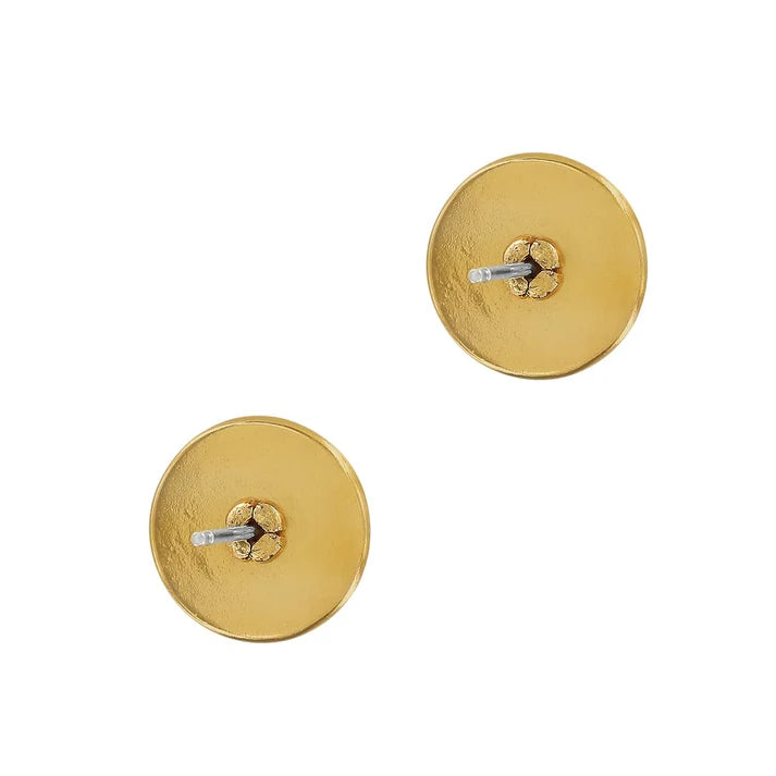 Brighton Ferrara Two-Tone Post Earrings Silver/Gold One Size