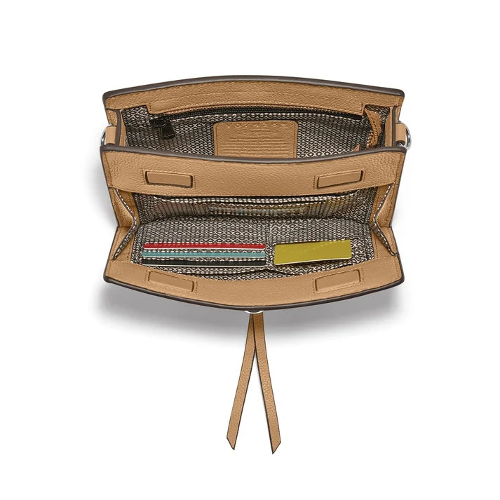Brighton Interlok Adria Small Organizer - Cappuccino