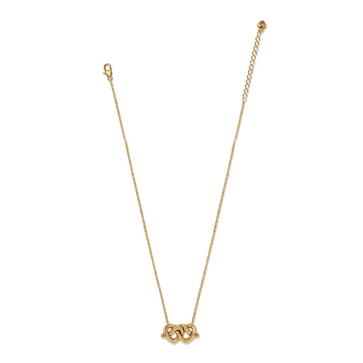 Brighton Interlok Linked Hearts Necklace