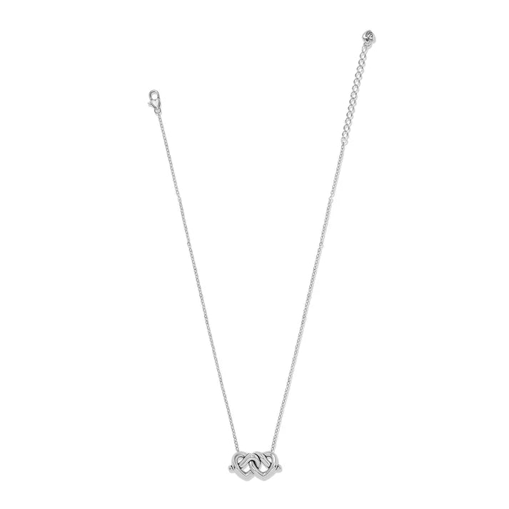 Brighton Interlok Linked Hearts Necklace
