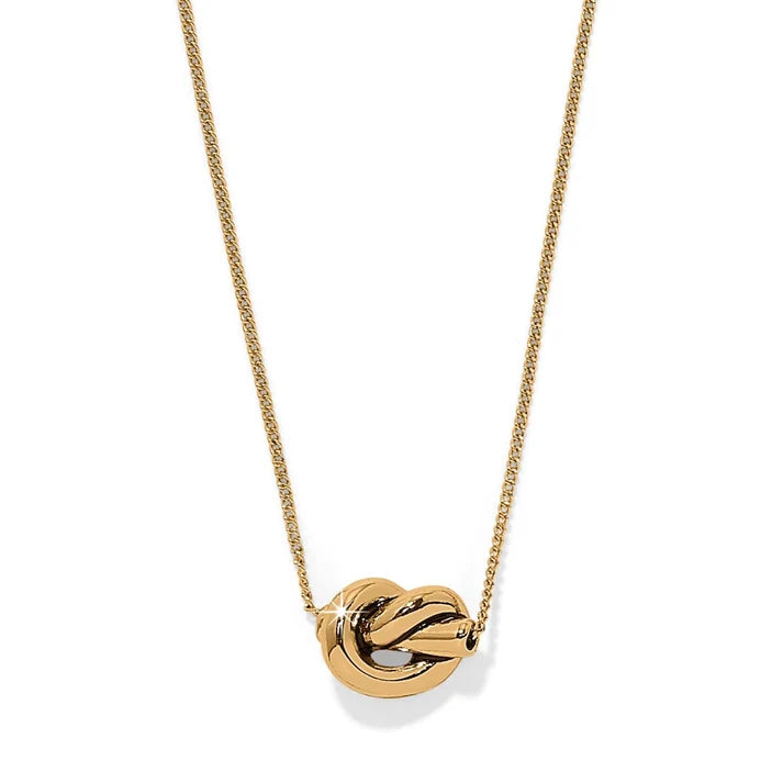 Brighton Interlok Single Knot Mini Necklace