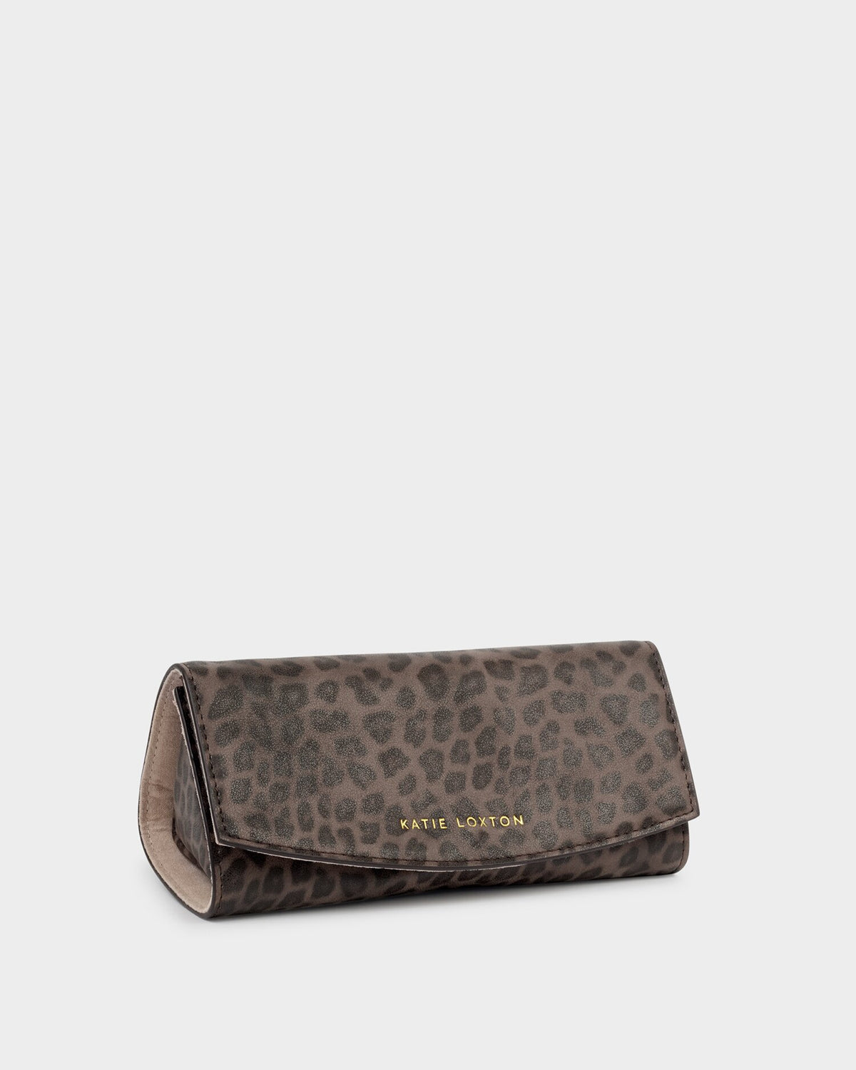 Katie Loxton Fold-Out Mirror Make Up Bag Leopard