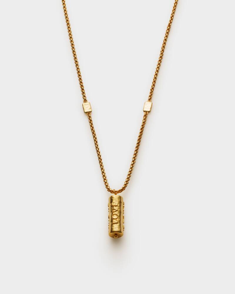 Katie Loxton Love Language Waterproof Gold Necklace