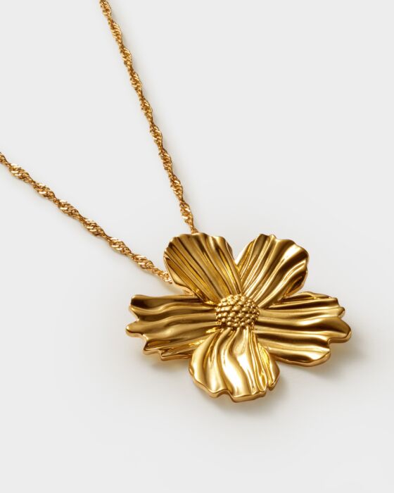 Katie Loxton Floramour Waterproof Gold Necklace