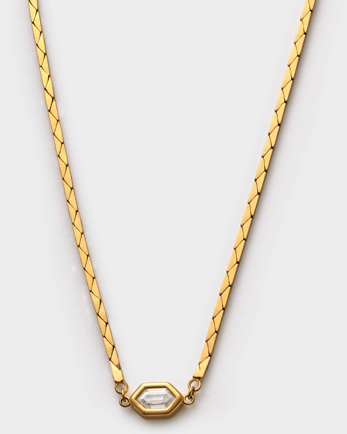Harlequin Waterproof Gold Necklace