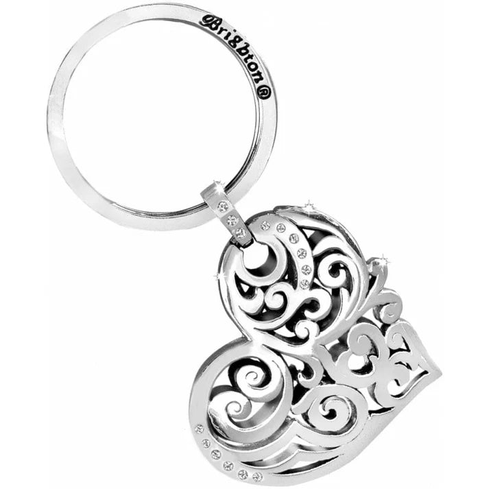 Brighton Madrid Heart Key Fob — Accents Boutique, Marble Falls TX