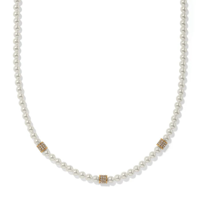 Brighton Meridian Petite Pearl Station Necklace