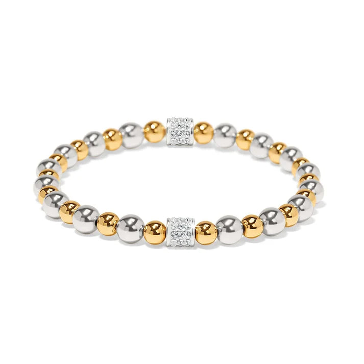 Brighton Meridian Petite Sil\gold Stretch Bracelet