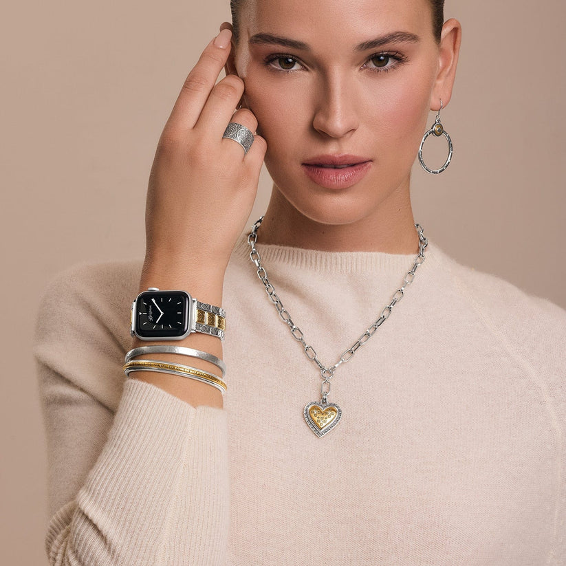 Brighton Mosaic Two Tone Watch Band — Accents Boutique, Marble Falls TX