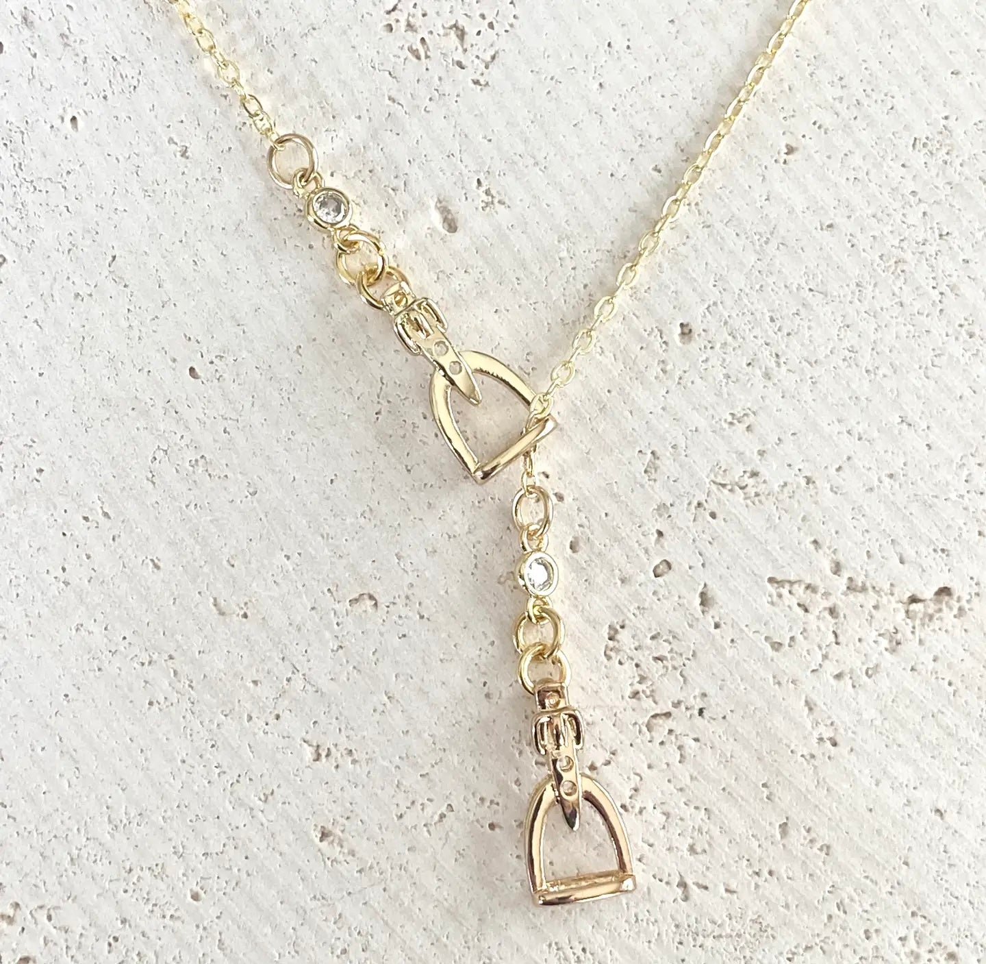 Horse Bit Stirrup Necklace