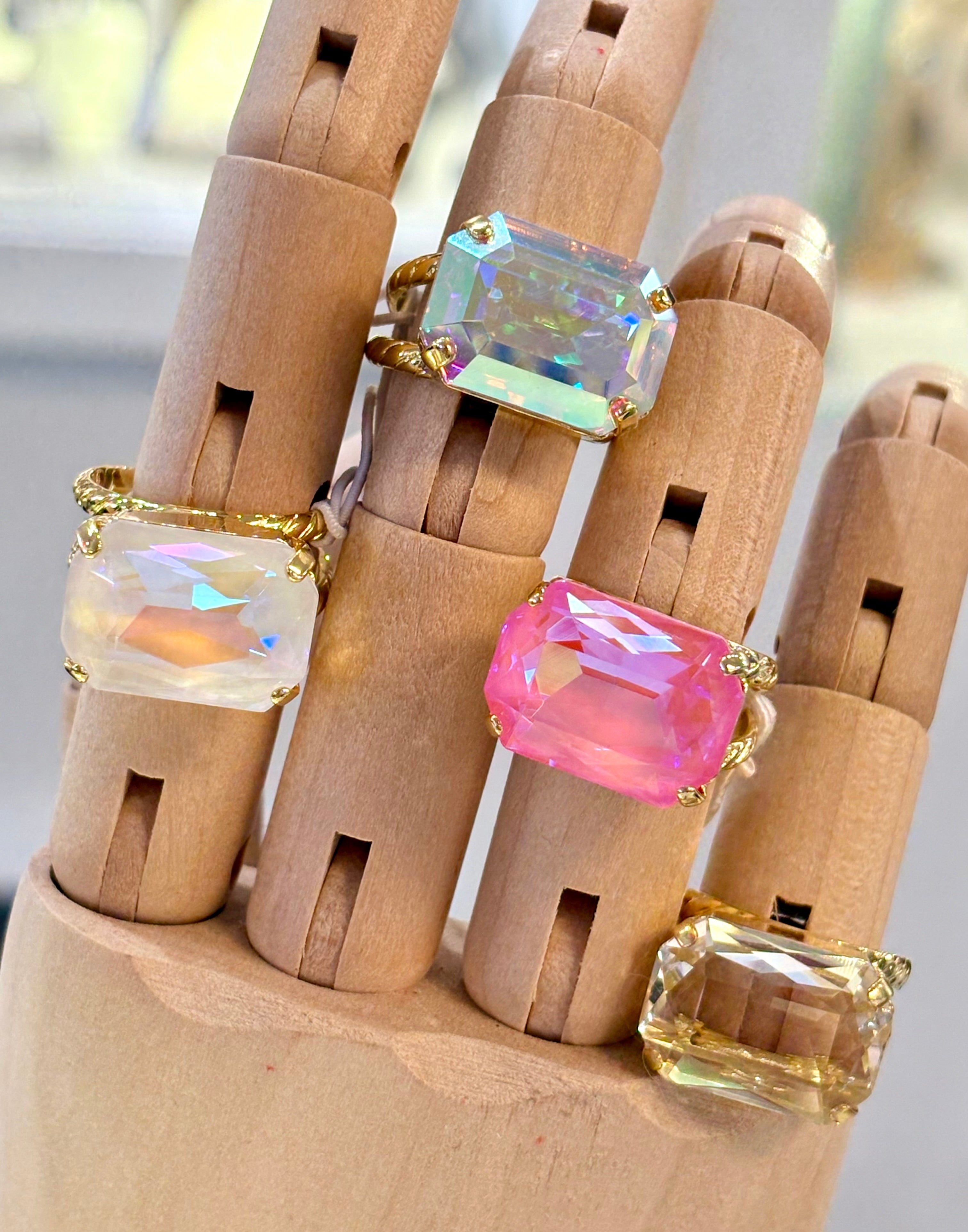 Sorrelli Kathleen Statement Ring - Light Rose Delight — Accents Boutique, Marble Falls TX