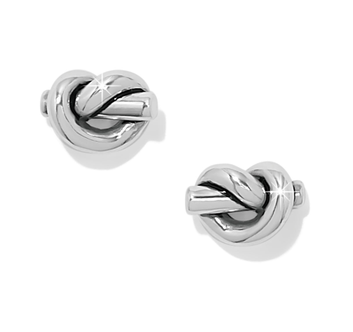 Brighton Interlok Single Knot Mini Earrings