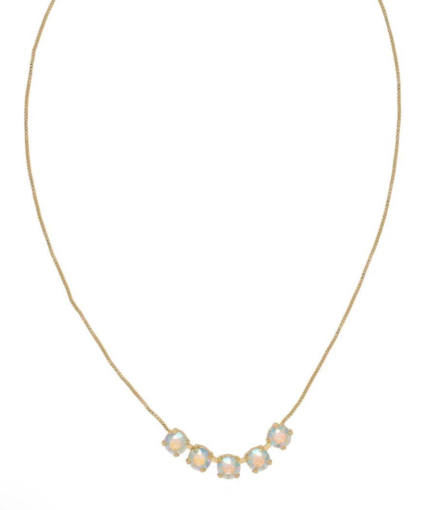 Sorrelli Shaughna Tennis Necklace - Aurora Borealis