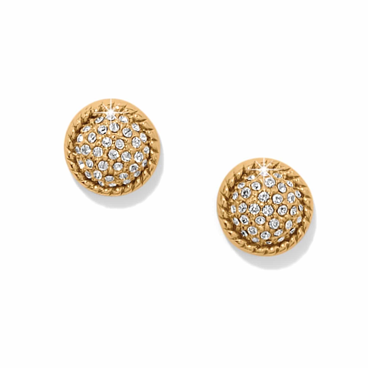 Brighton Illumina Celeste Dome Post Earrings - Gold
