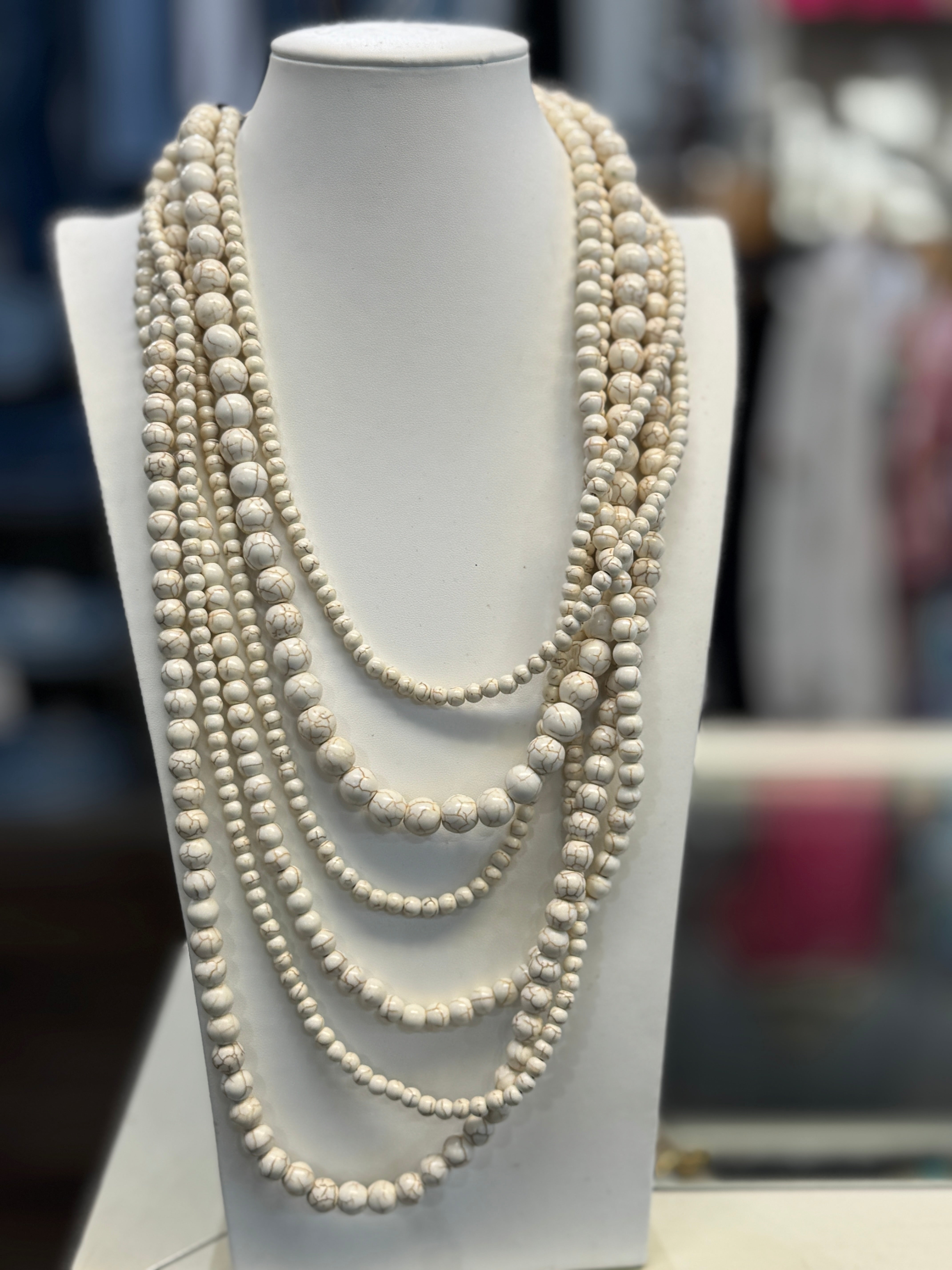 Ivory Beaded Necklaces
