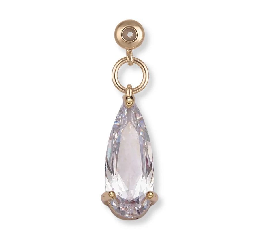 Kinsey Designs Vintage Teardrop Grip Charm