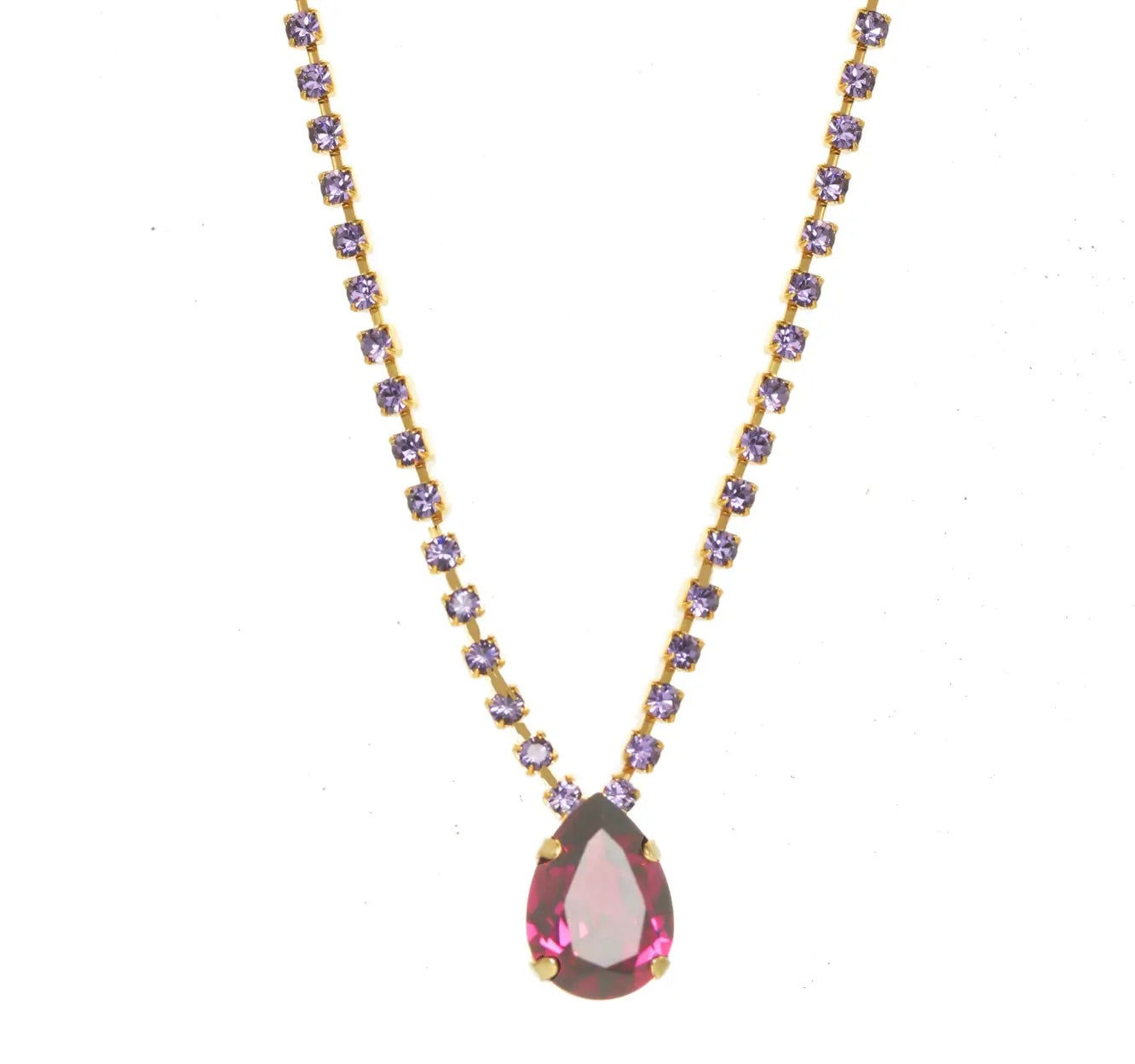 Tova Milli Necklace in Earth, Wind & Fire - Tanzanite/Amethyst