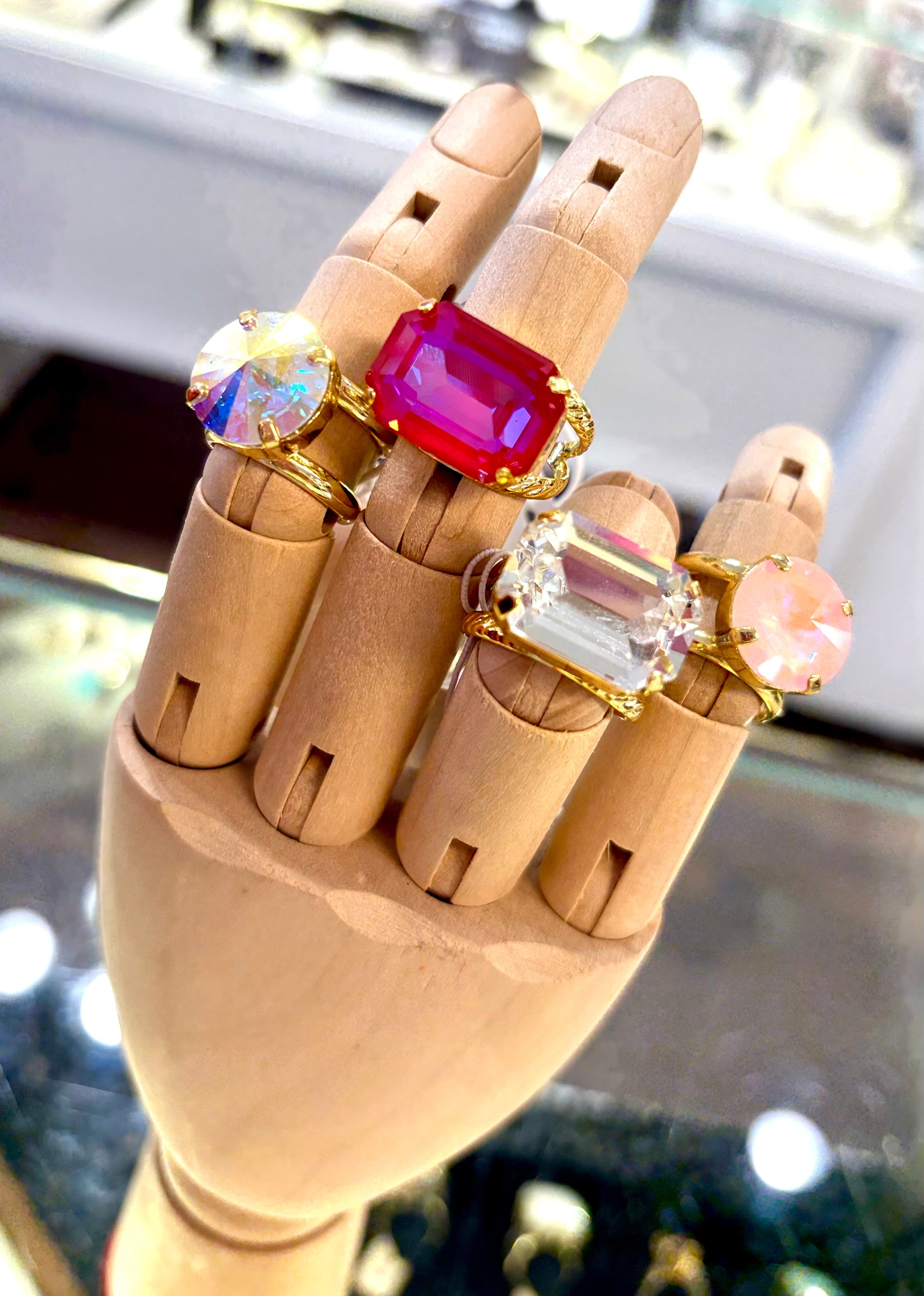 Sorrelli Joanie Statement Ring - Aurora Borealis — Accents Boutique, Marble Falls TX