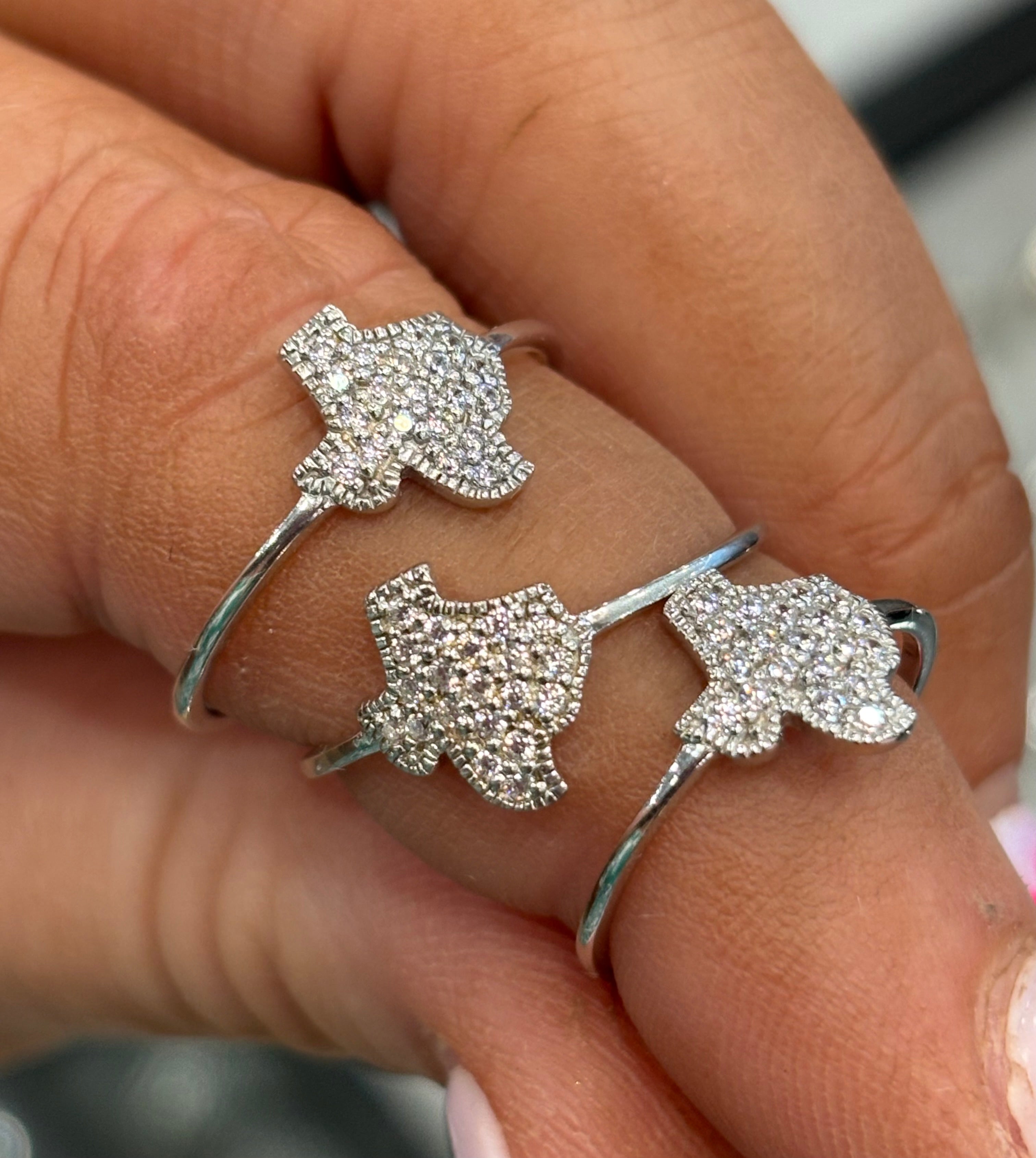 Sterling Silver Texas Ring