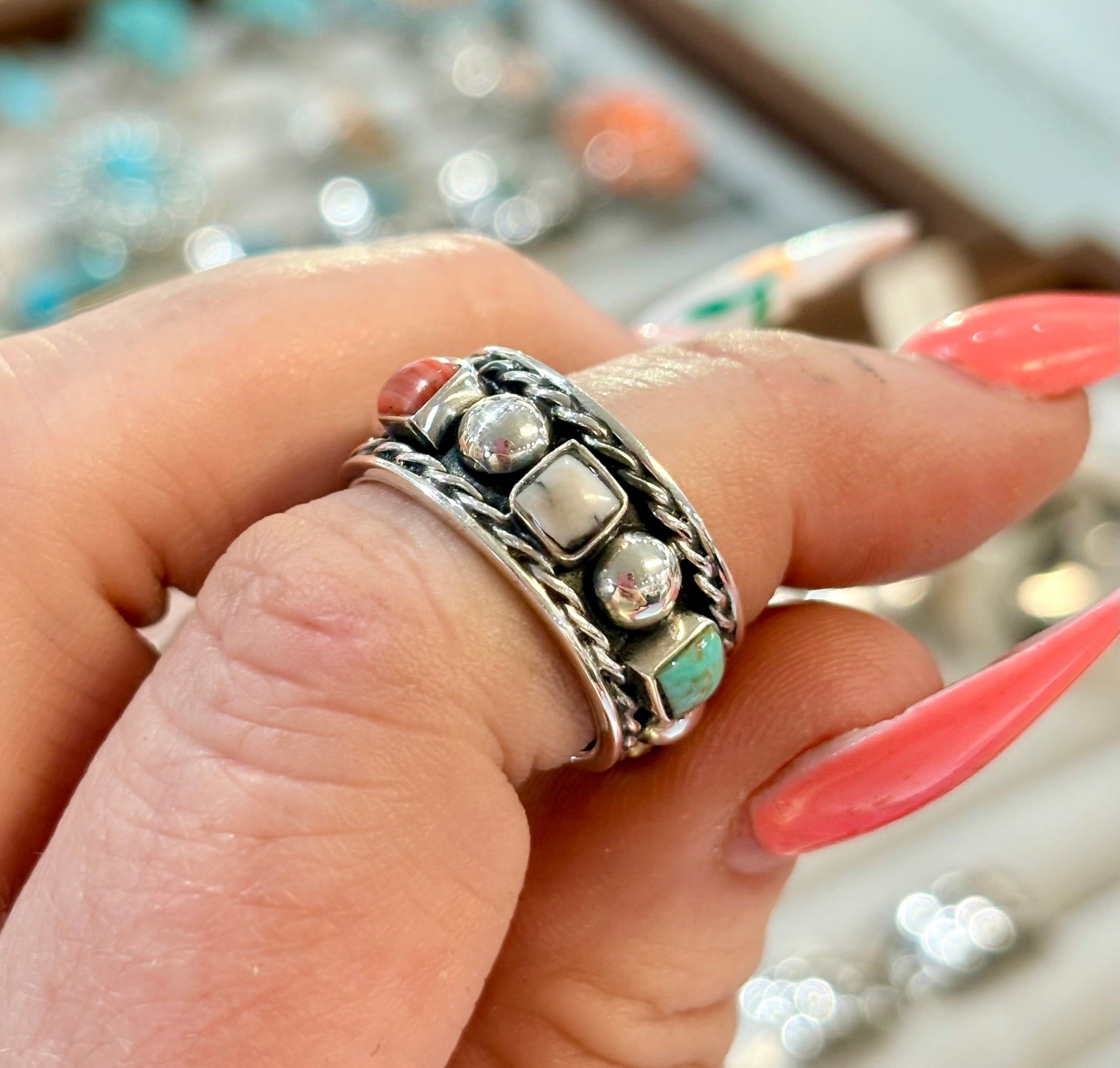 Multicolor Stone Band