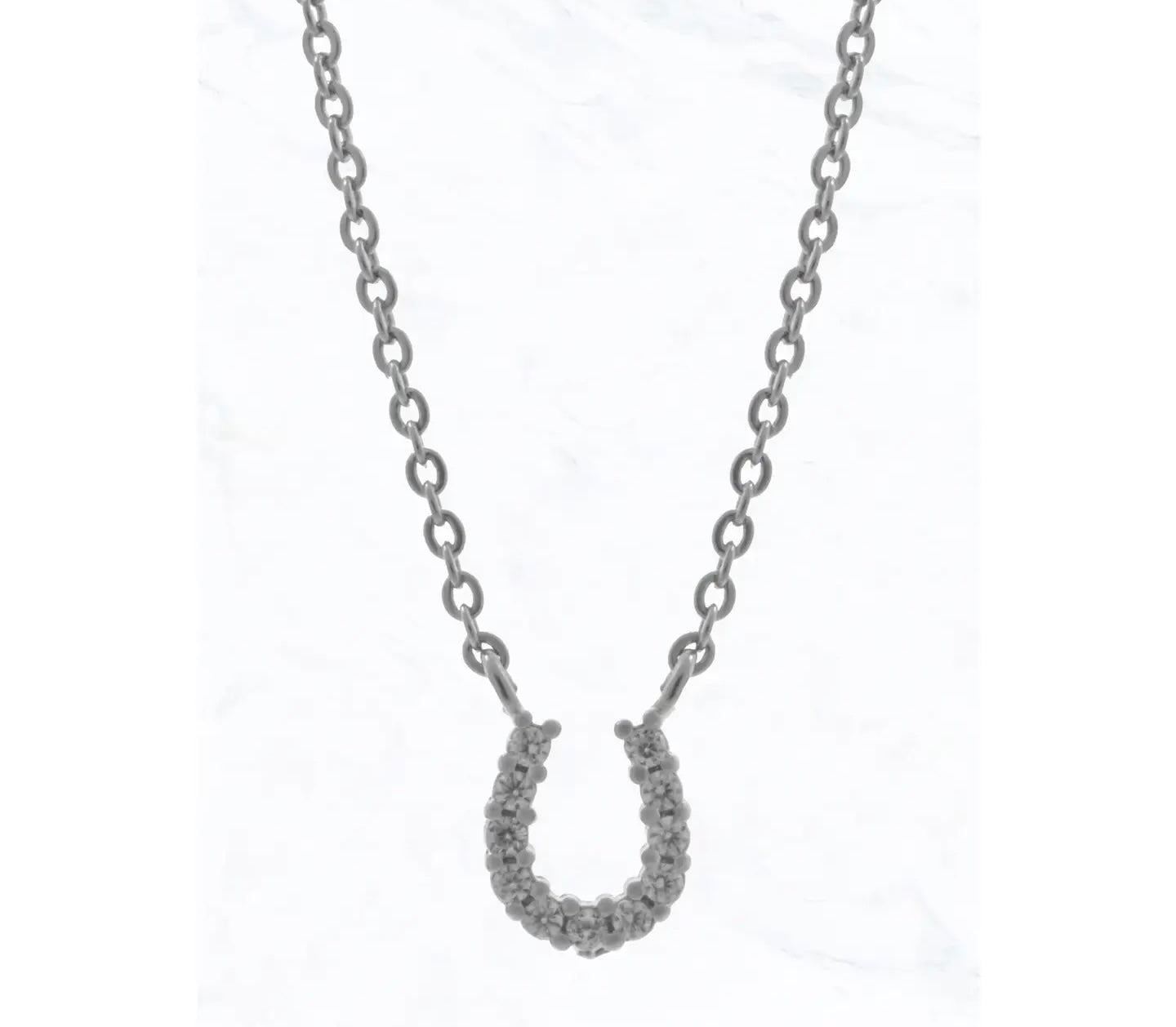 Crystal Horseshoe Necklace