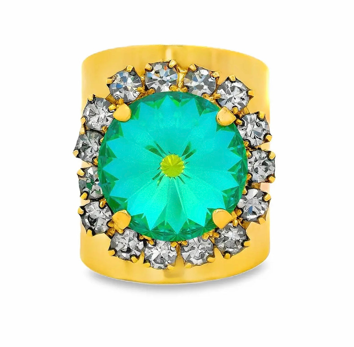 Tova Jacci Ring in Candy Crush - Apple Green