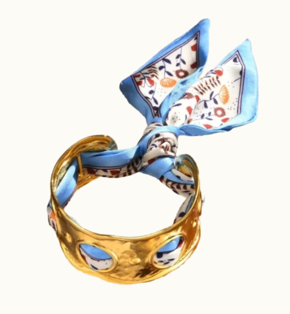 Gold Scarf Bracelet