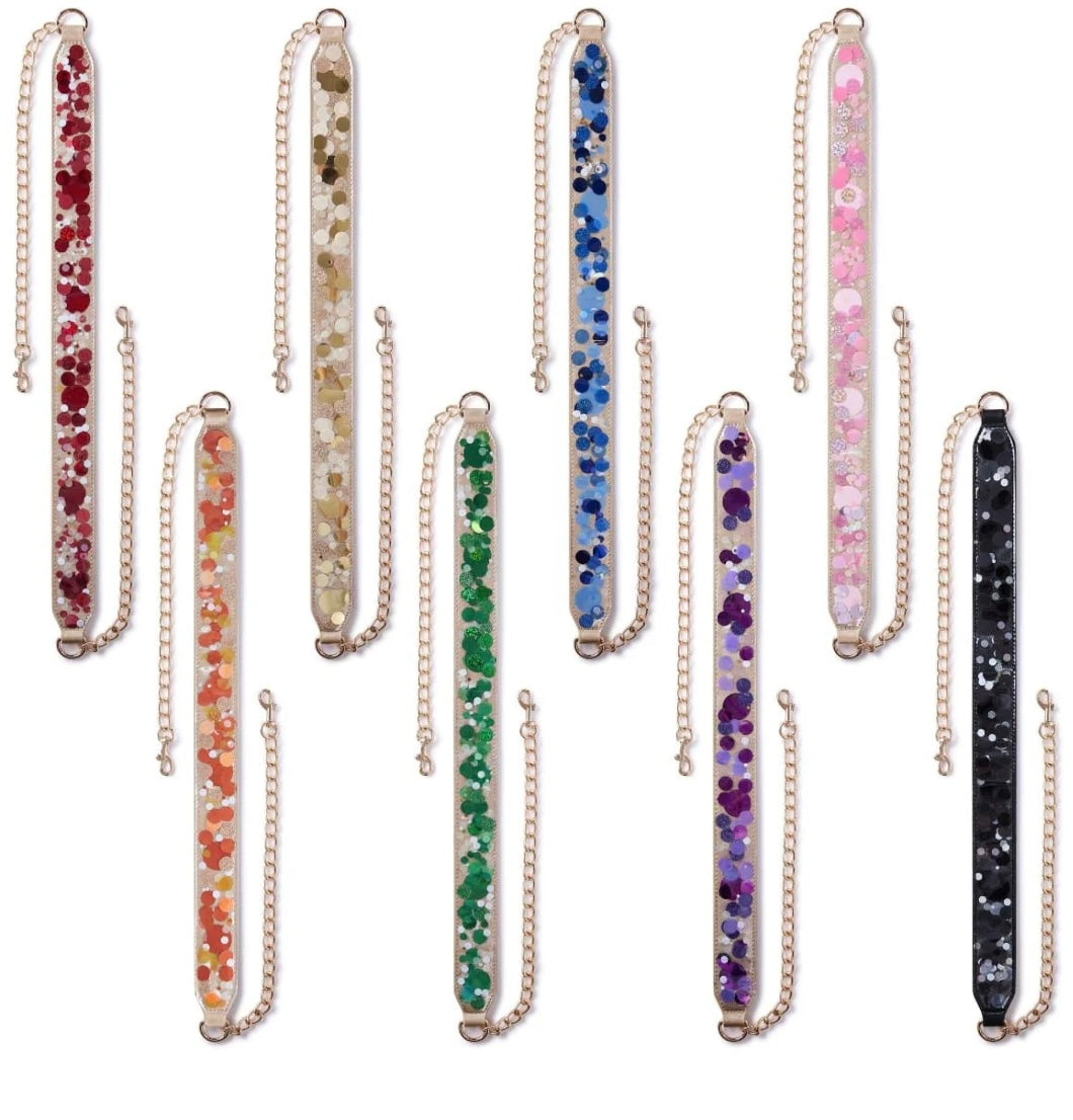 Confetti Bag Strap - Gold