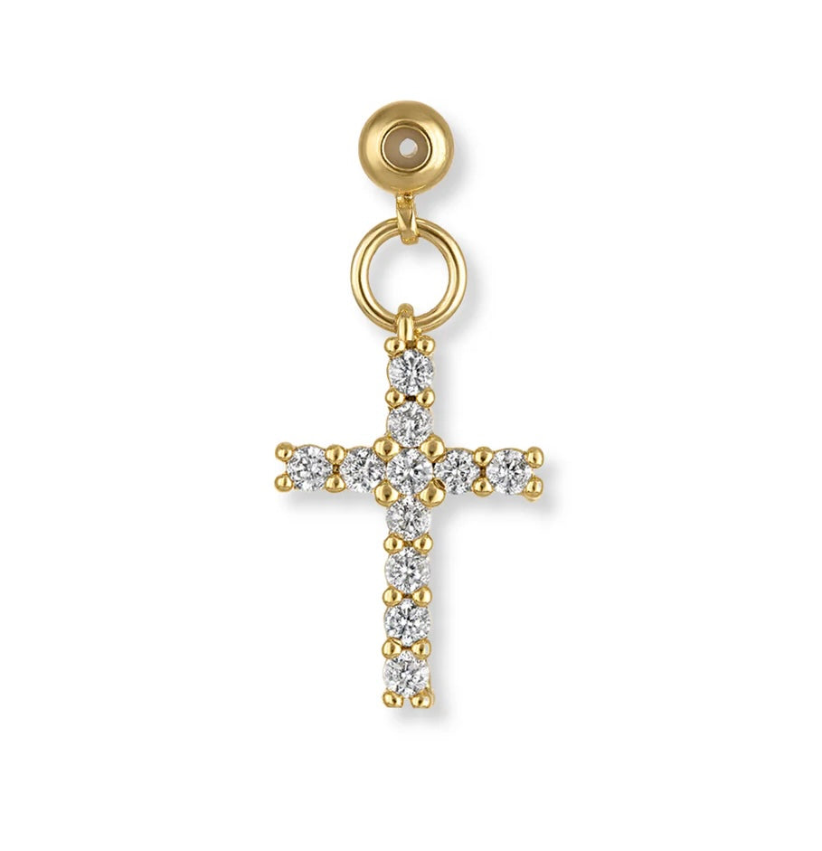 Kinsey Designs Cross Grip Charm
