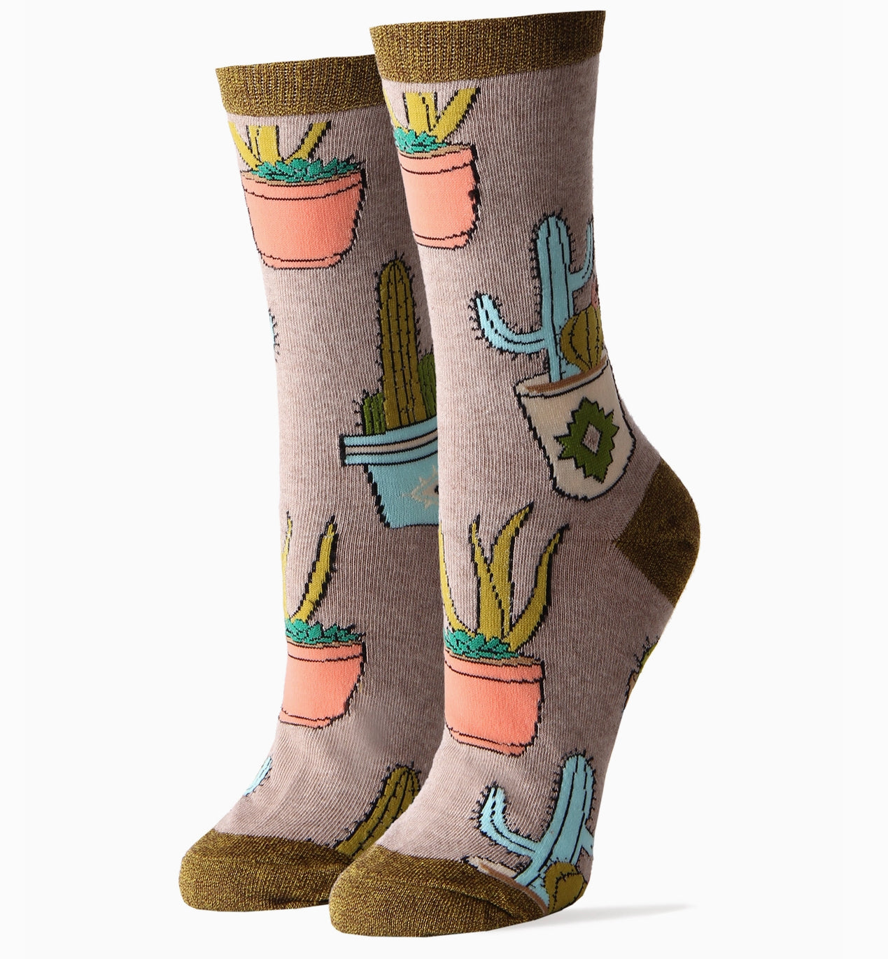 Cactus Hugs | Women's Western Premium Dress Socks